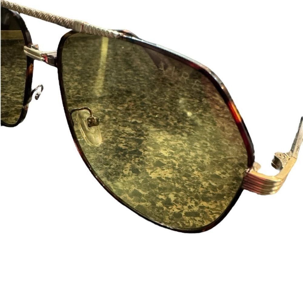 Aire NWT Cosmos - Bright Gold Khaki Tint Sunglasses - Picture 9 of 9